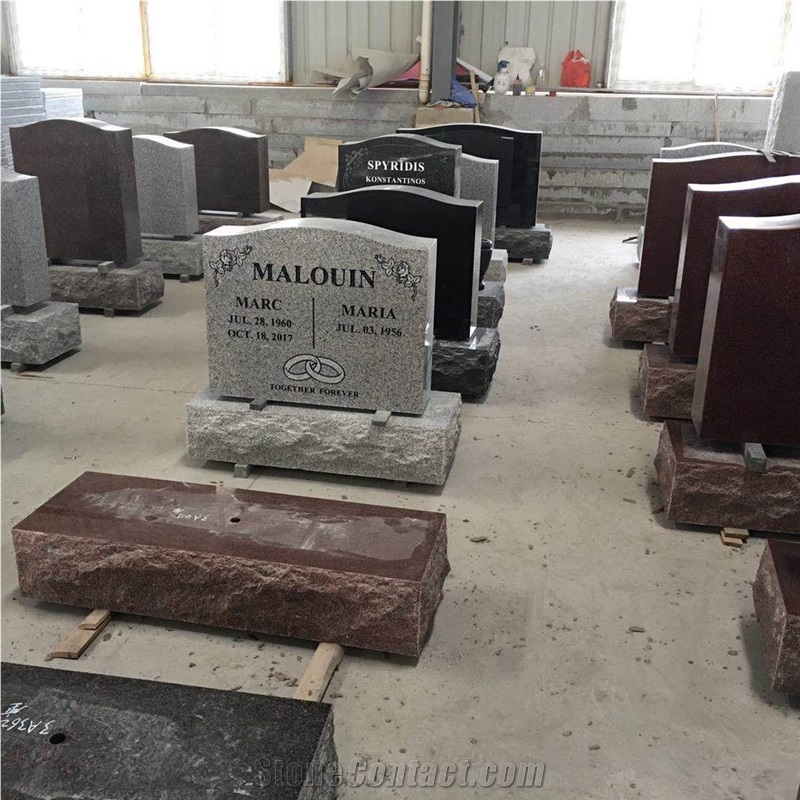 Western Style Engraved Monument Tombstone