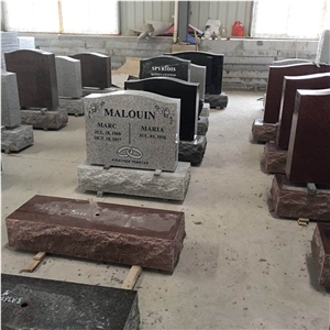 Western Style Engraved Monument Tombstone