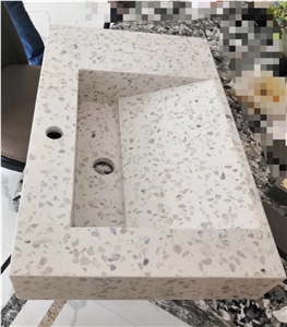 Wholesale Cement White Terrazzo Floor Tile