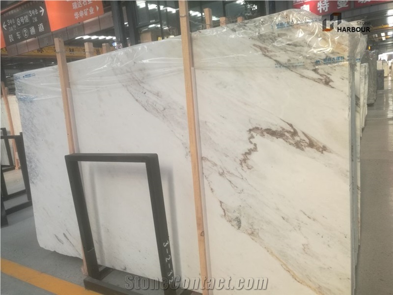 Bella White Marble Slab, New Marbella White Marble