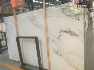 Bella White Marble Slab, New Marbella White Marble