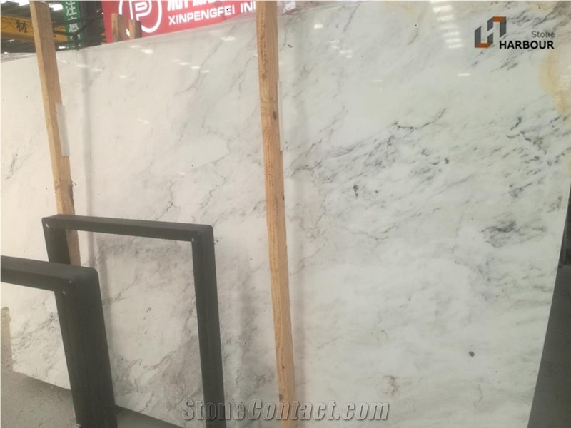 Bella White Marble Slab, New Marbella White Marble