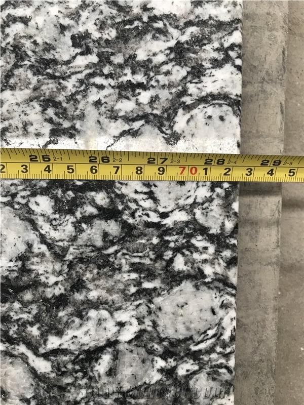 Spray White Sea Wave Prefab Countertops Bath Tops