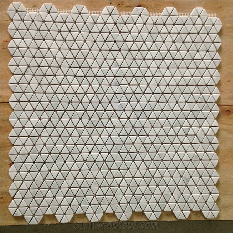 Carrara Marble 5/8 X 5/8 Honed Pattern Mosaic