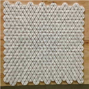 Carrara Marble 5/8 X 5/8 Honed Pattern Mosaic