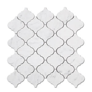 Carrara White Hexagon Matte Marble Mosaic