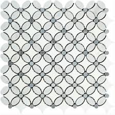 Carrara White Marble Penny Round Mosaic Tile