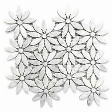 Carrara White Marble Penny Round Mosaic Tile