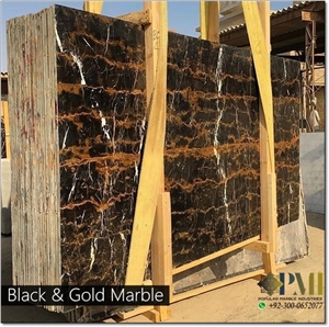 Pakistani Michelangelos, Portoro Marble
