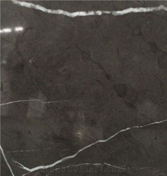 Pietra Gray Marble Block, Iran Grey Marble
