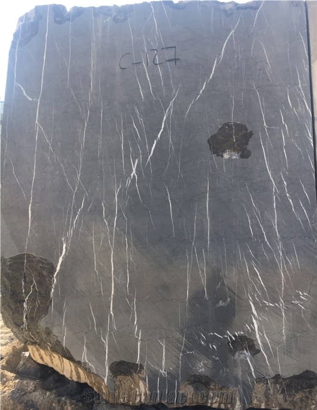 Pietra Gray Marble Block, Iran Grey Marble