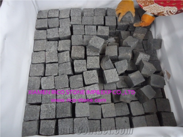 Black Basalt G684 Cubble Stone&Pavers