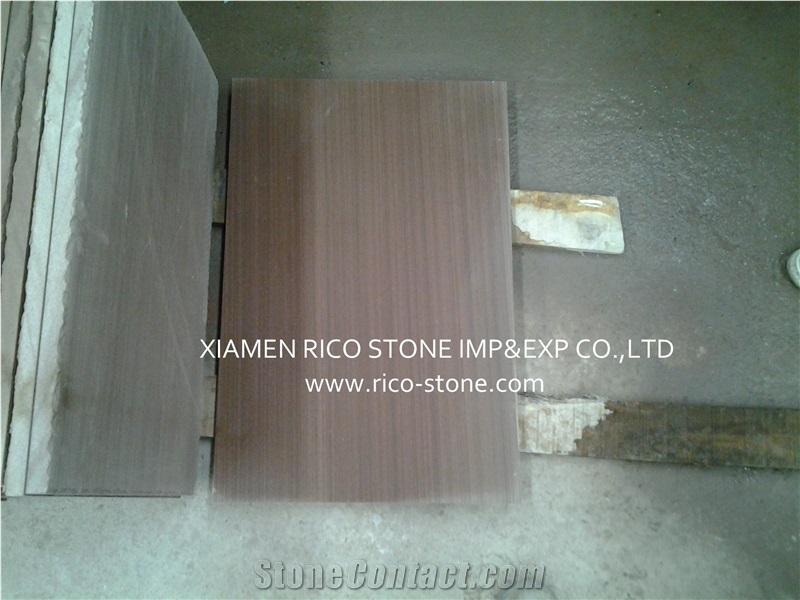 Chinese Red Wood Sandstone Tiles&Slabs