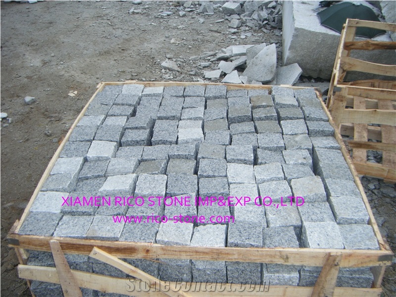 G603 Grey Granite Natural Cobbles,Paving Stones
