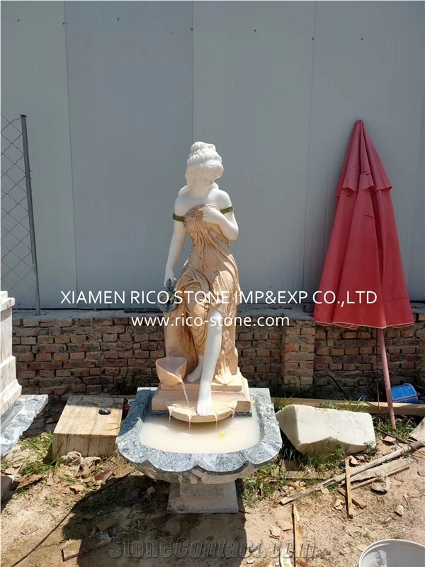 Stone Sculpture, Red Marble Sculpture