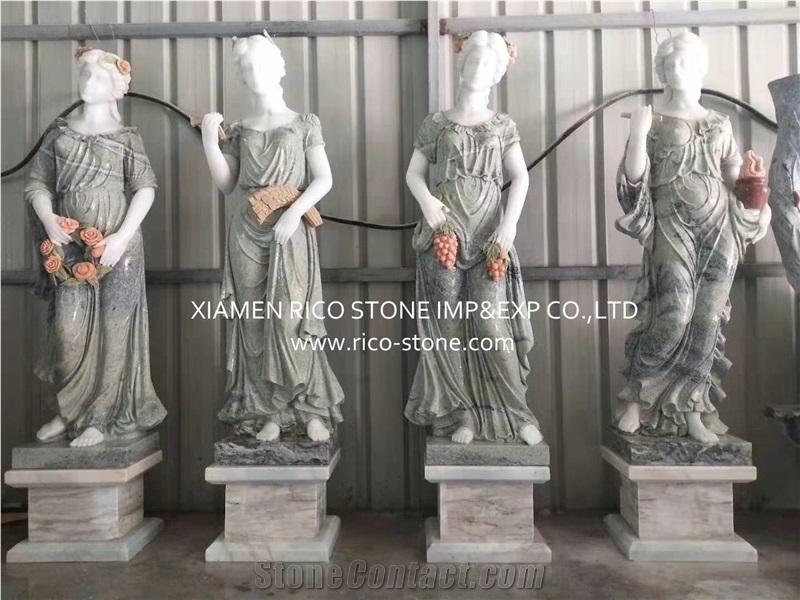 Stone Sculpture, Red Marble Sculpture