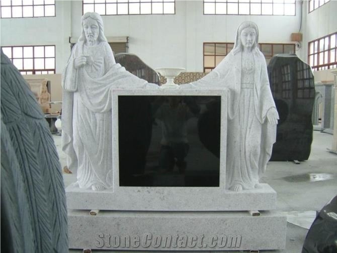Western Style Monument&Cross&Heart Tombstone