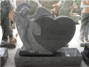 Western Style Monument&Cross&Heart Tombstone