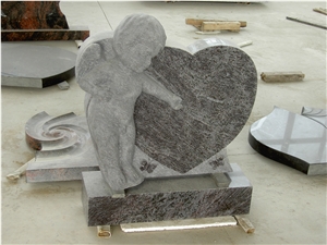 Western Style Monument&Cross&Heart Tombstone