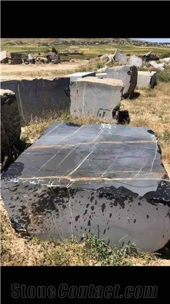 Black Aziza Marble Block