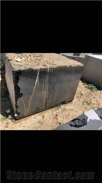 Black Aziza Marble Block