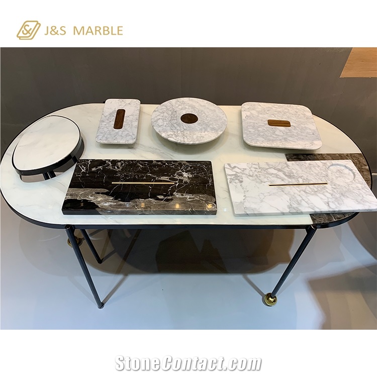Embed Table Make with Marble and Material