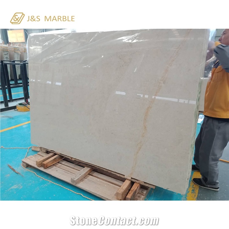 High Quality Ottoman Beige Marble Slab