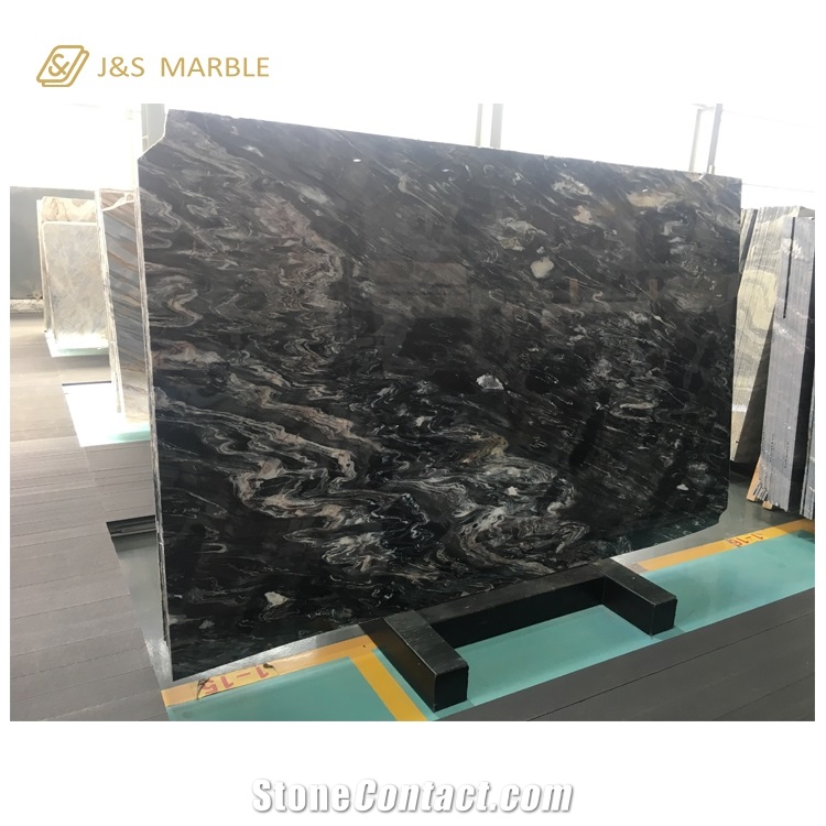 Mystic River with White Veins Marble