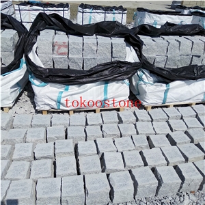 China Grey Granite Cube Stone/Cobble Stone