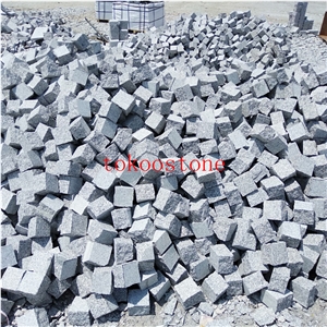 China Grey Granite Cube Stone/Cobble Stone