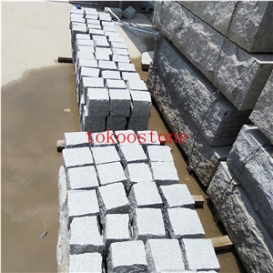 China Grey Granite Cube Stone/Cobble Stone