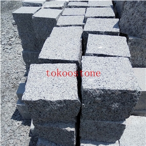 China Grey Granite Cube Stone/Cobble Stone