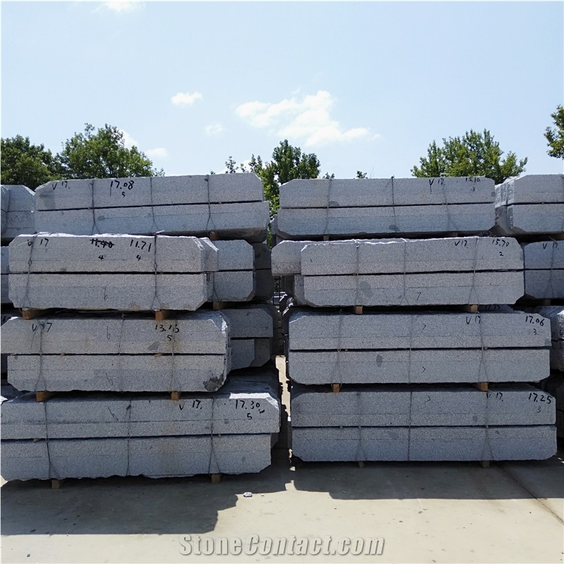G341 Grey Granite Kerbstone