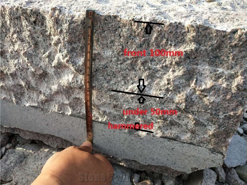G354 Red Granite Kerbstones for Finland Market