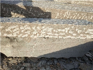 G354 Red Granite Kerbstones for Finland Market