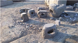Granite Garden Stone Table and Chair/Bench