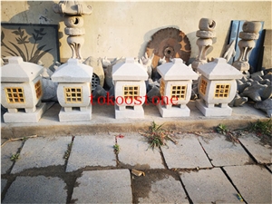 Granite Stone Lantern for Garden