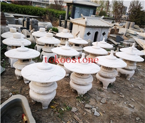Granite Stone Lantern for Garden