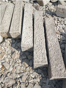 Red Granite Kerbstone for Finland Market