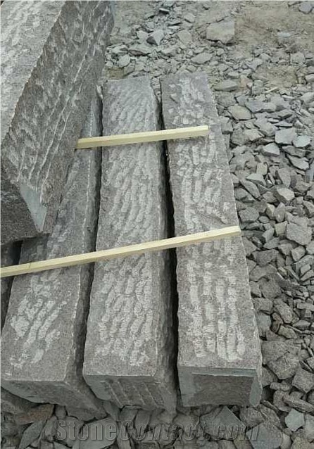 Red Granite Kerbstone V17 for Finland Market