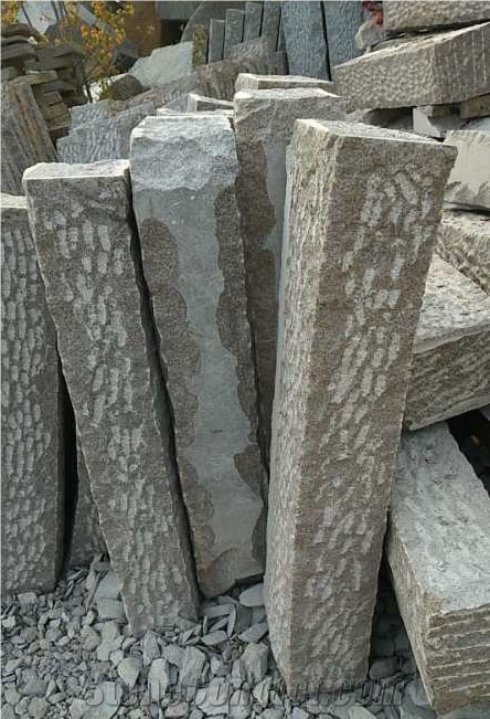 Red Granite Kerbstone V17 for Finland Market