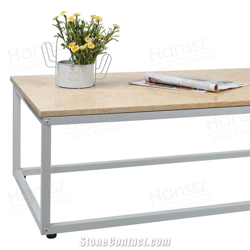 Ct157-A-Eureka-Yellow-Marble-Top-Coffee-Tables