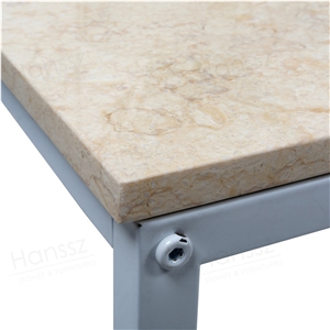Ct157-A-Eureka-Yellow-Marble-Top-Coffee-Tables