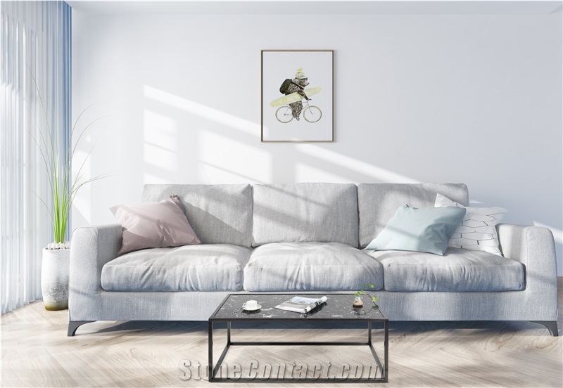 Ethereal Black Marble Coffee Tables
