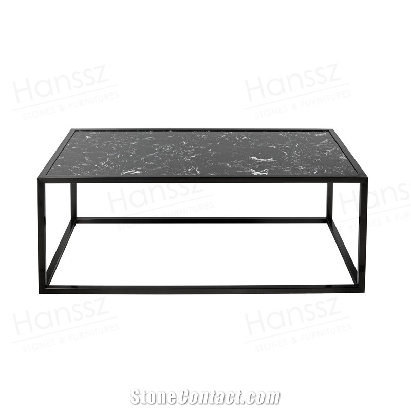 Ethereal Black Marble Coffee Tables