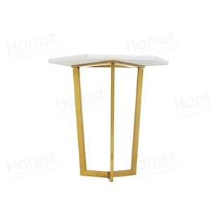 Lullaby Hexagon White Marble Coffee Tables