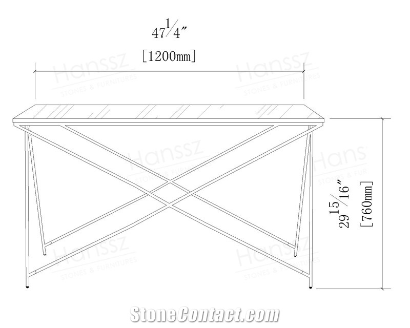 Modern Square White Marble Coffee Table
