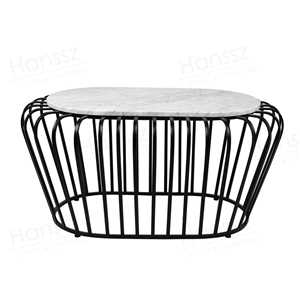 New Design Carrara White Marble Coffee Table