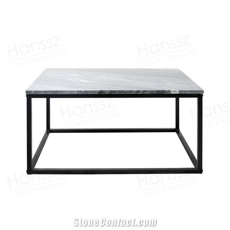 Wholesale Black Titanium Marble Coffee Table