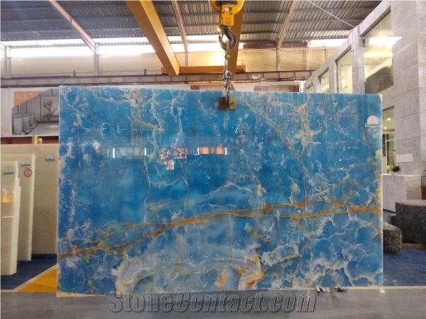 Romantic Blue Onyx Slabs